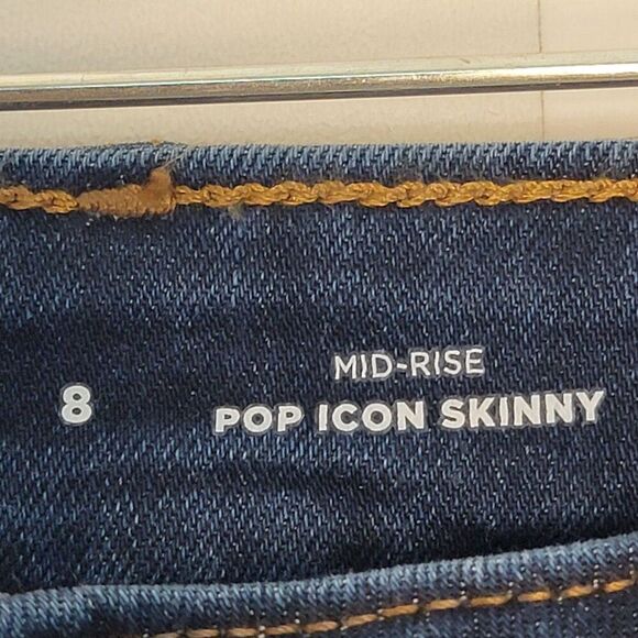 Old Navy Women's Pop Icon Skinny Jeans Size 8 Medium Wash Blue Denim 29x29 - Picture 5 of 11